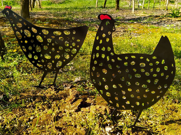 Chicken Coop Decorations Poultry Garden Art