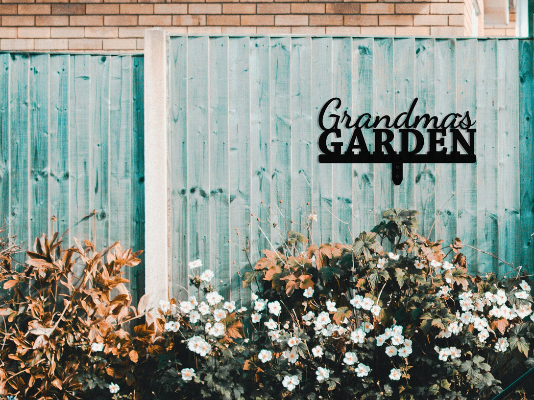 Personalized Metal Garden Stake, Gardening Decor - Yard Art Marker