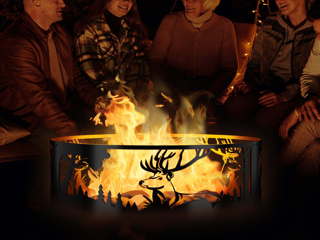 New Deer & Mountain View Fire Ring