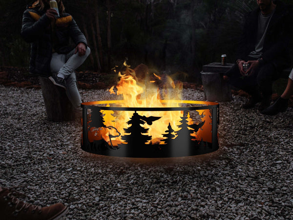 Bear and Nature View Fire Ring