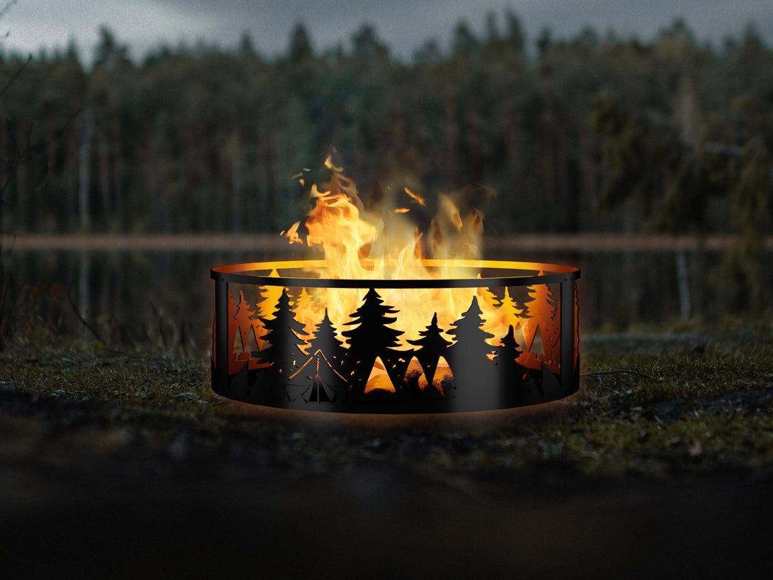 Camping Tree Fire Ring