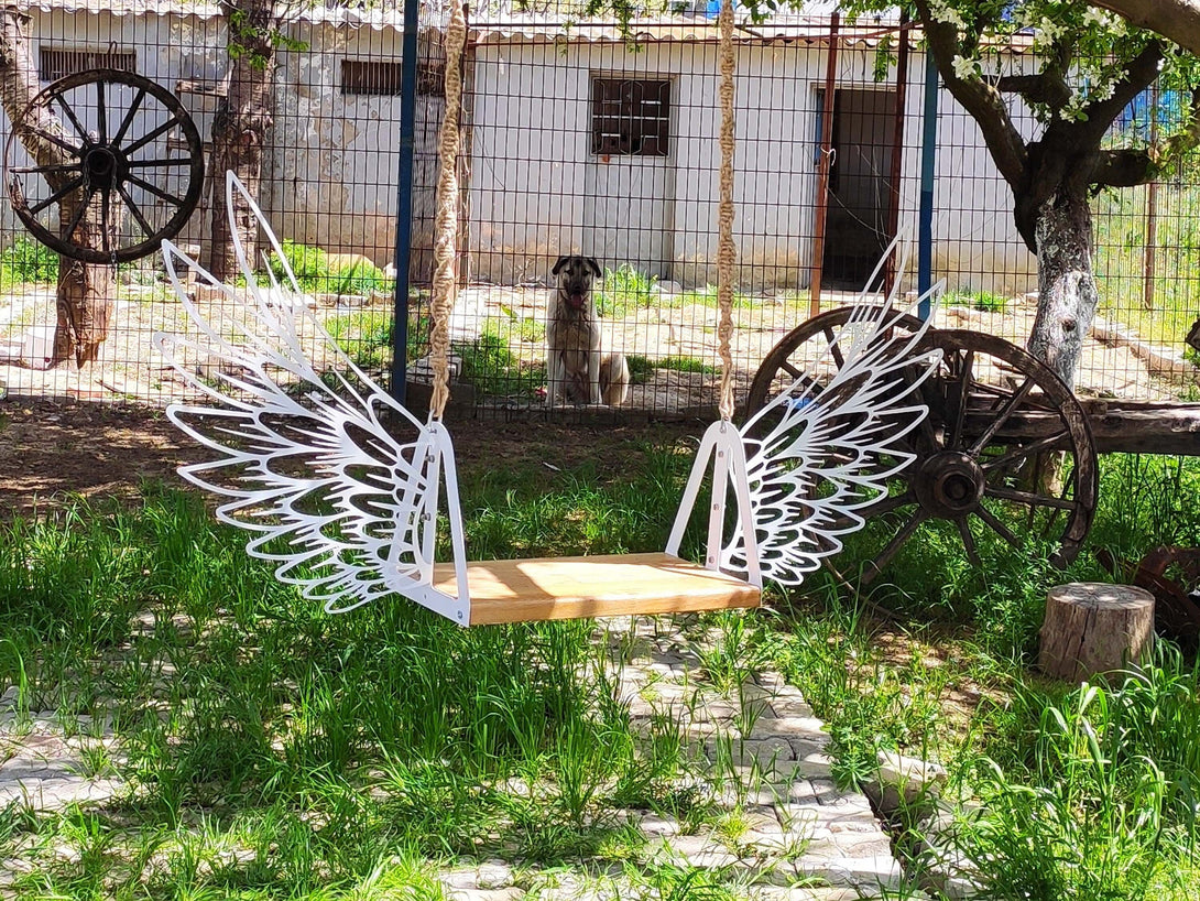 Adult/Child Angel Wing Tree Swing - Outdoor Swing - Rope Included